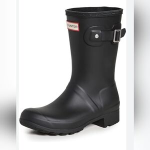 Hunter Black water Boots Size 6